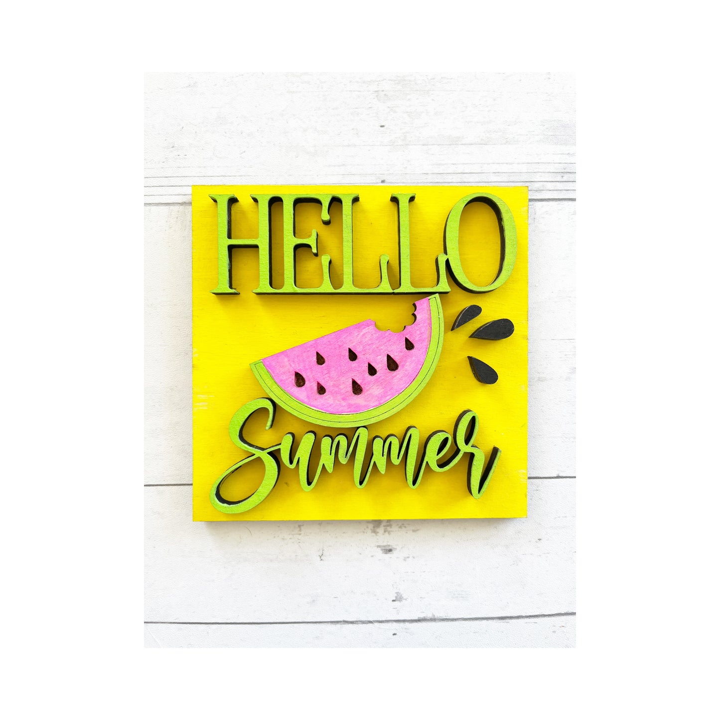 Hello Summer Ladder Tile