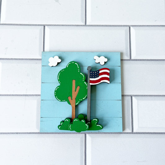 Flag Pole Ladder Tile