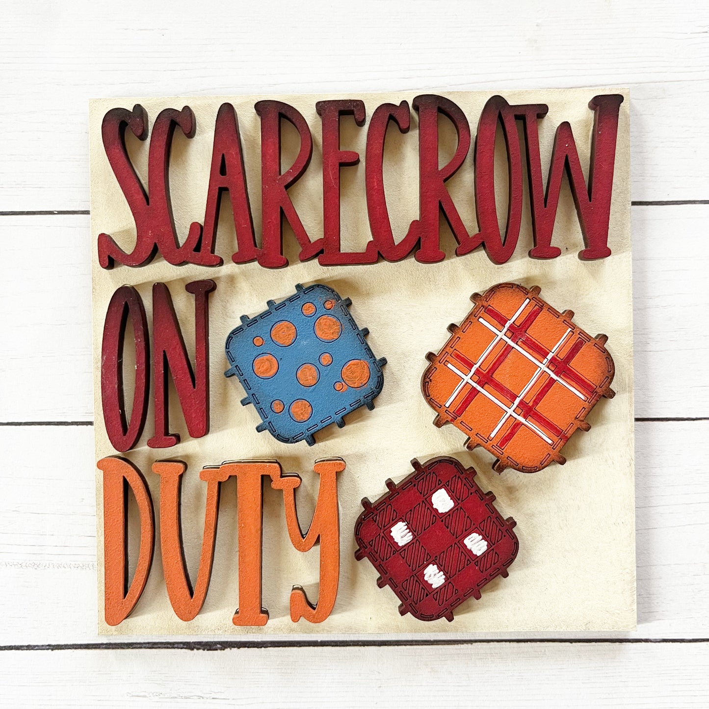 Scarecrow on Duty Ladder Tile