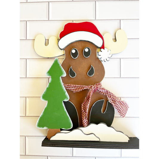 Christmas Moose Shelf Sitter