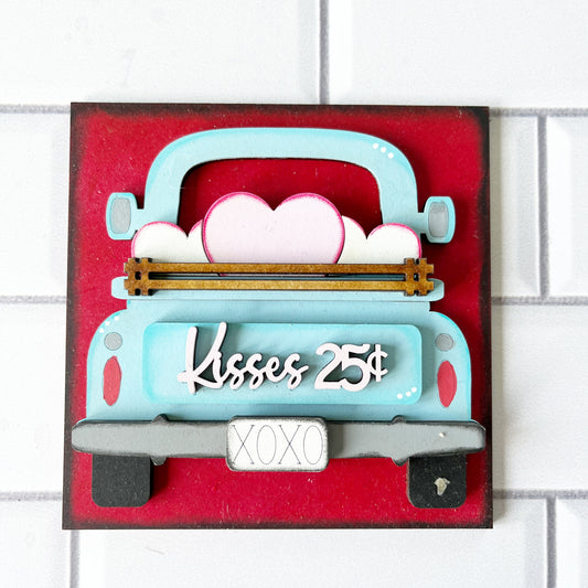 Valentines Truck Ladder Tile
