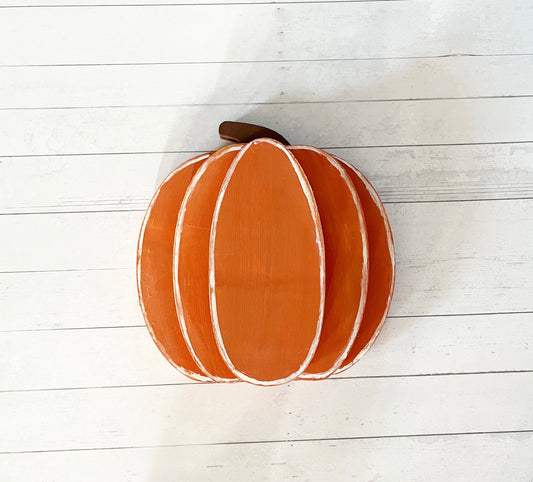 Layered Pumpkin Shelf Sitter