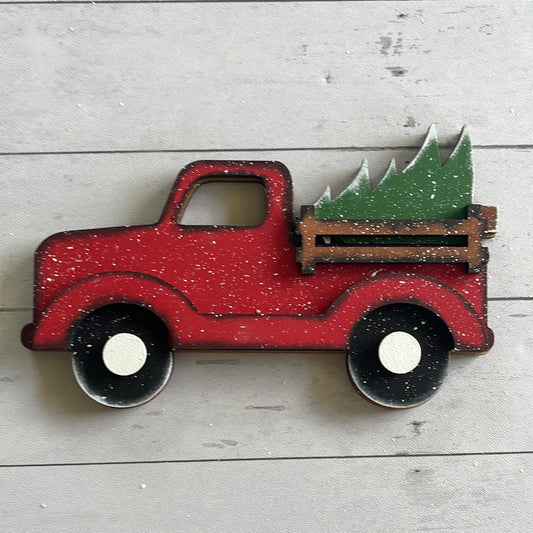 Red Truck Tiered Tray