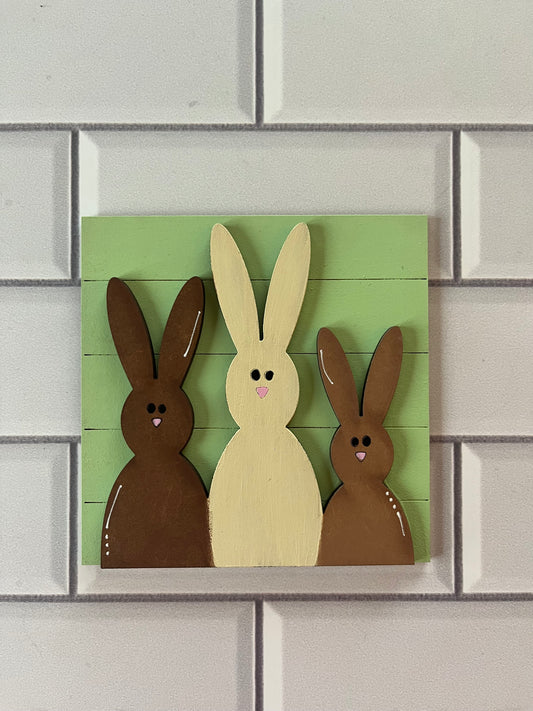 Bunny Trio Ladder Tile