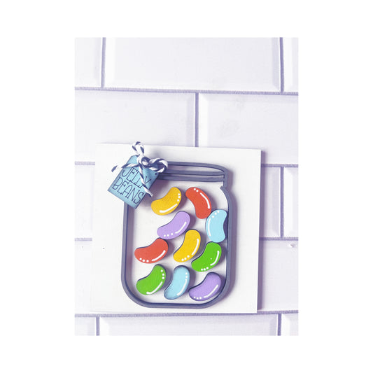 Jelly Bean Jar Ladder Tile Easter Tile