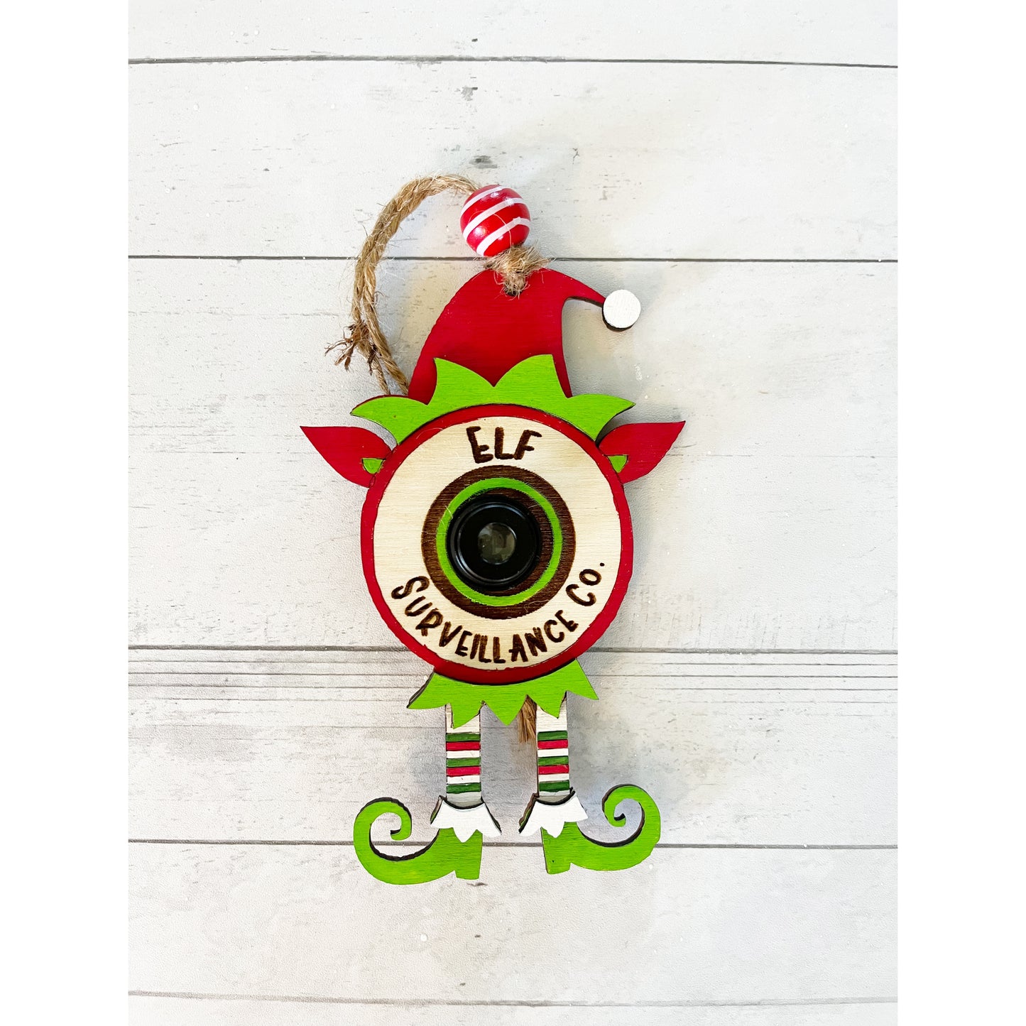 Elf Surveillance  Ornament