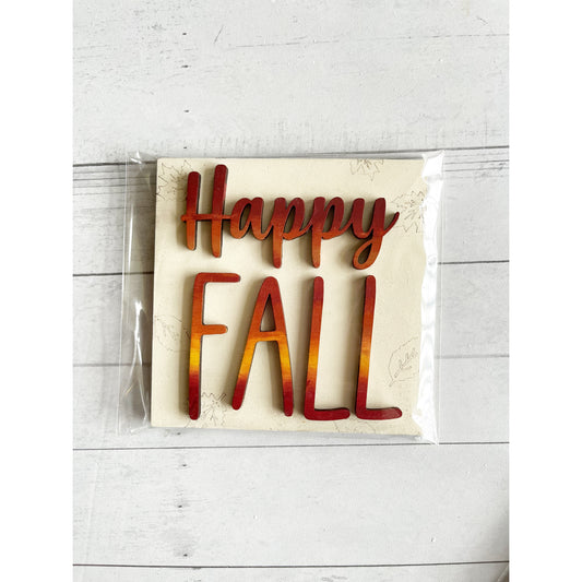 Happy Fall Ladder Tile