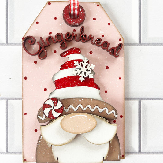 Gingerbread Gnome Gift Card Ornament