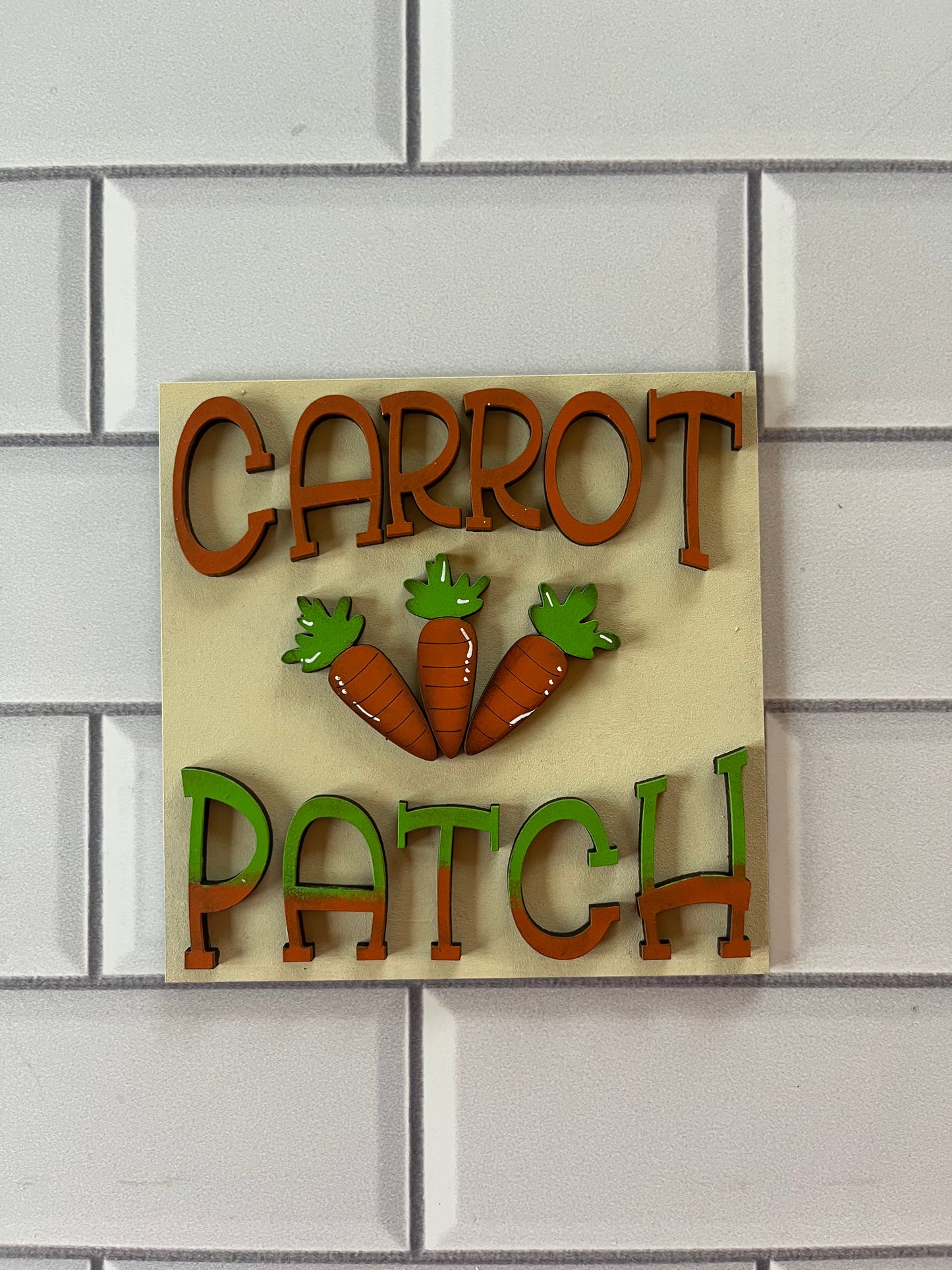 Carrot Patch Interchangeable Ladder Tile