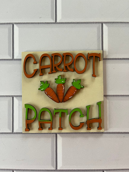 Carrot Patch Interchangeable Ladder Tile