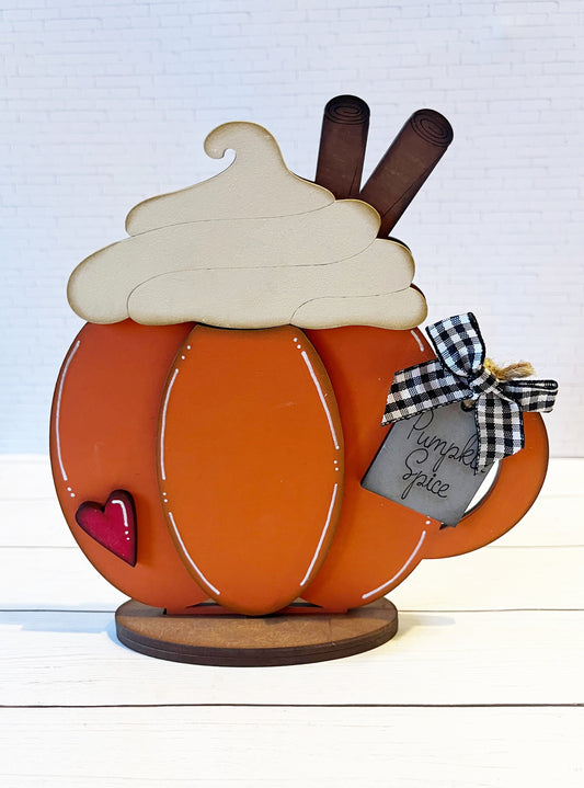 Pumpkin Spice Shelf Sitter