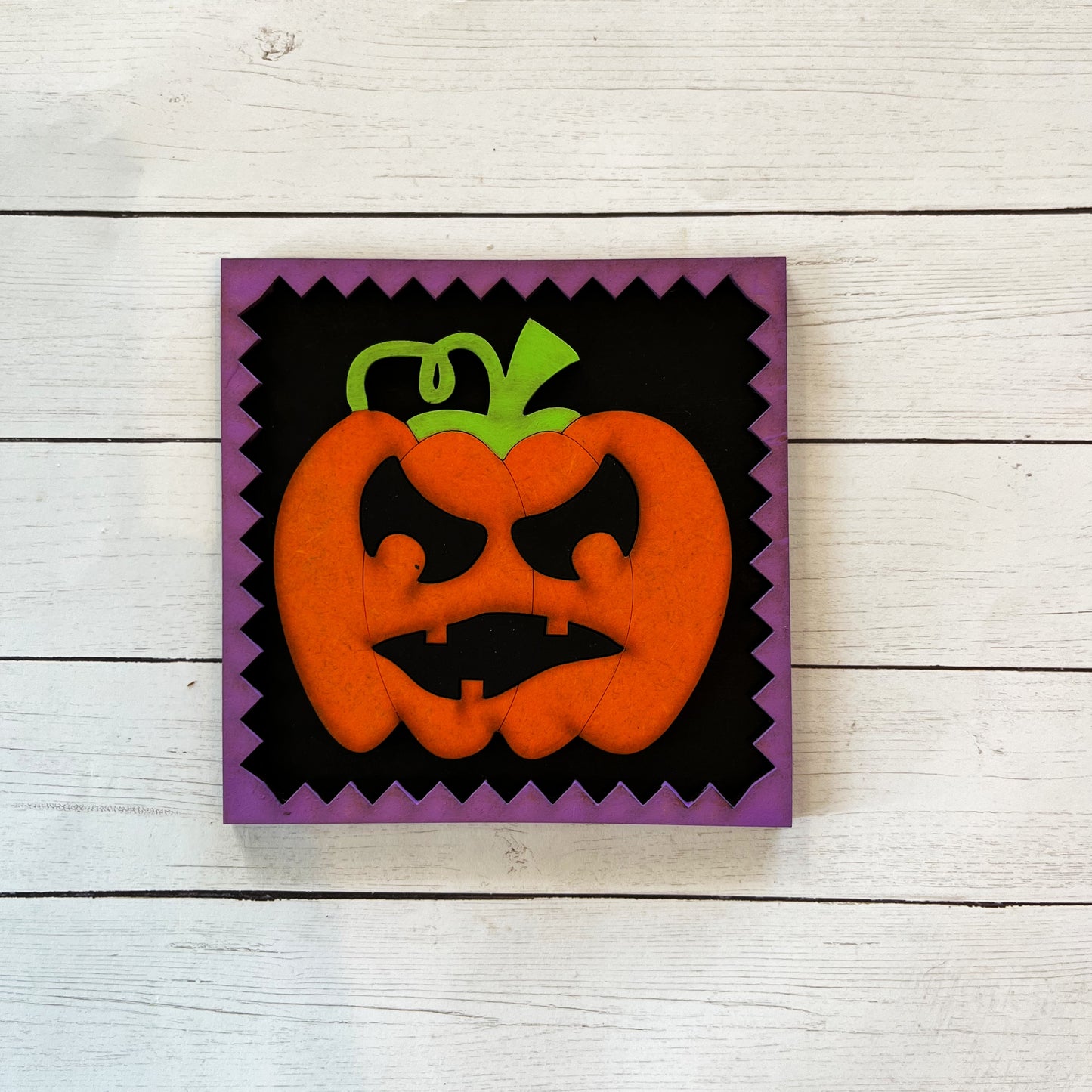 Scary Pumpkin Ladder Tile