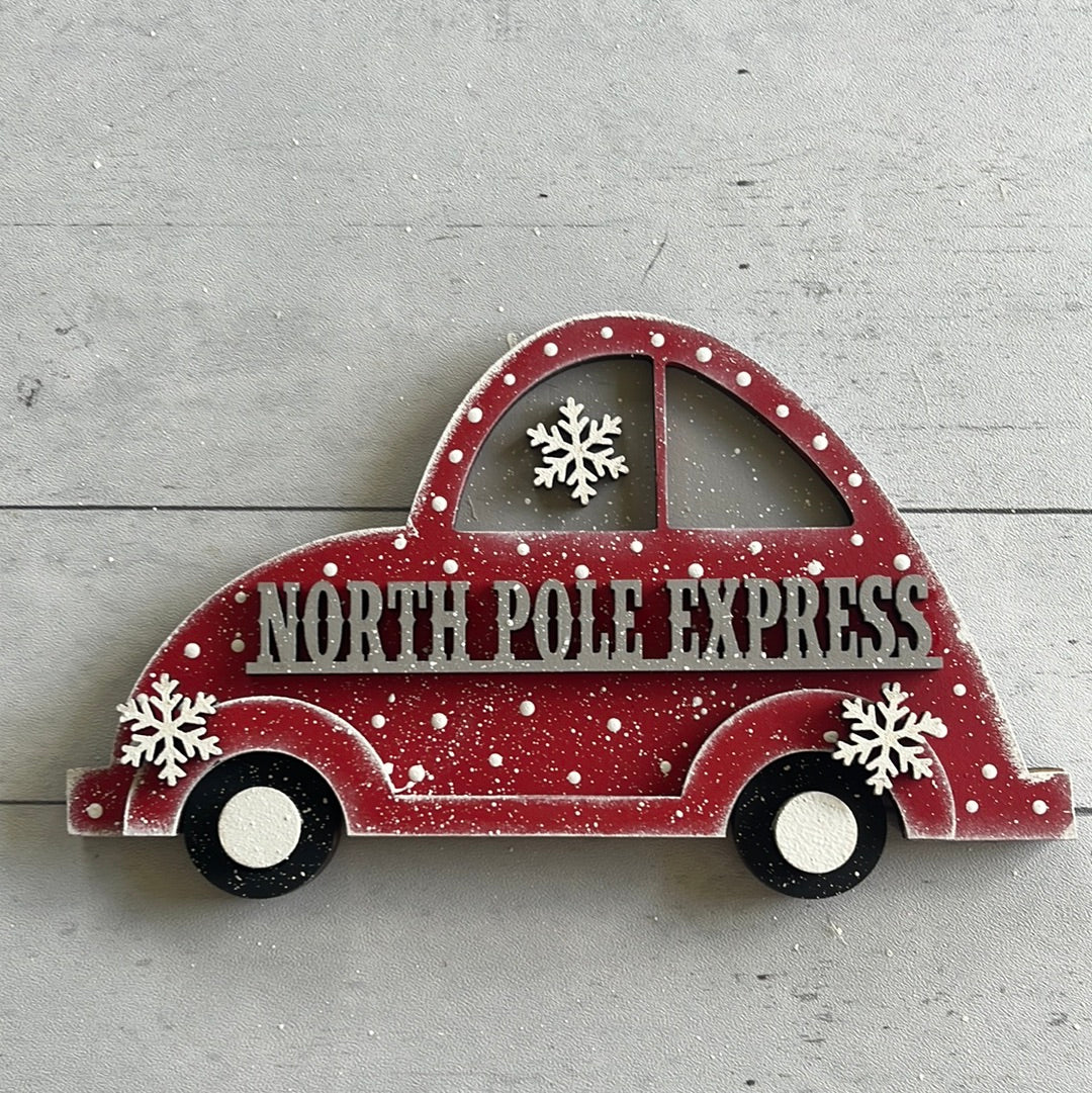 North Pole Express Tiered Tray