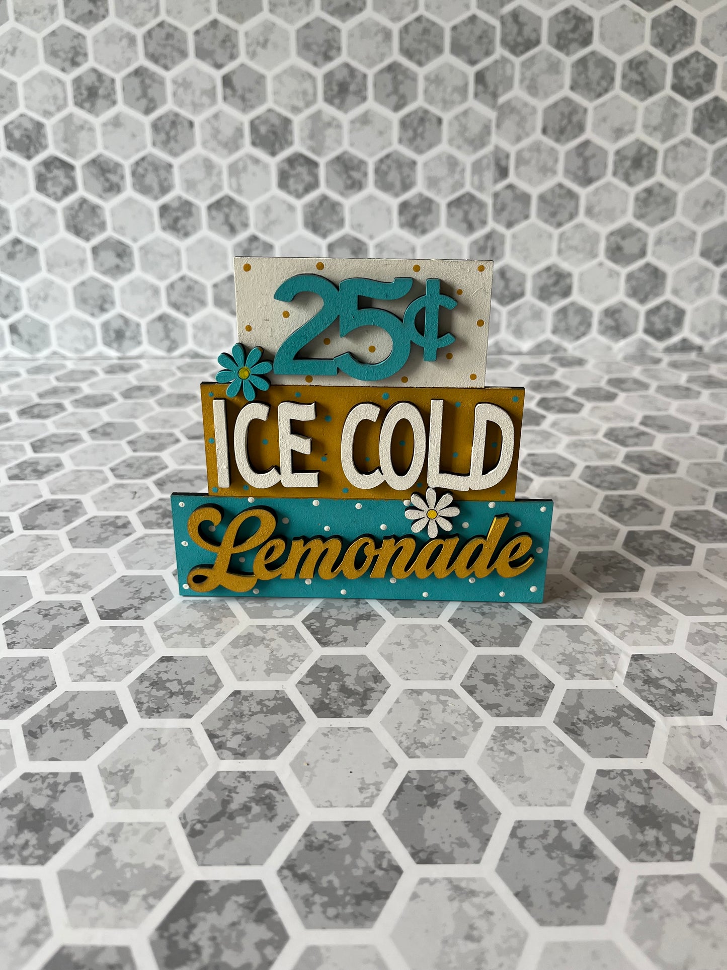 Lemonade Word Stacker Shelf Sitter
