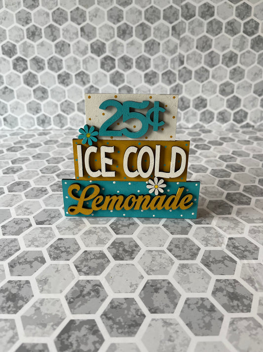 Lemonade Word Stacker Shelf Sitter