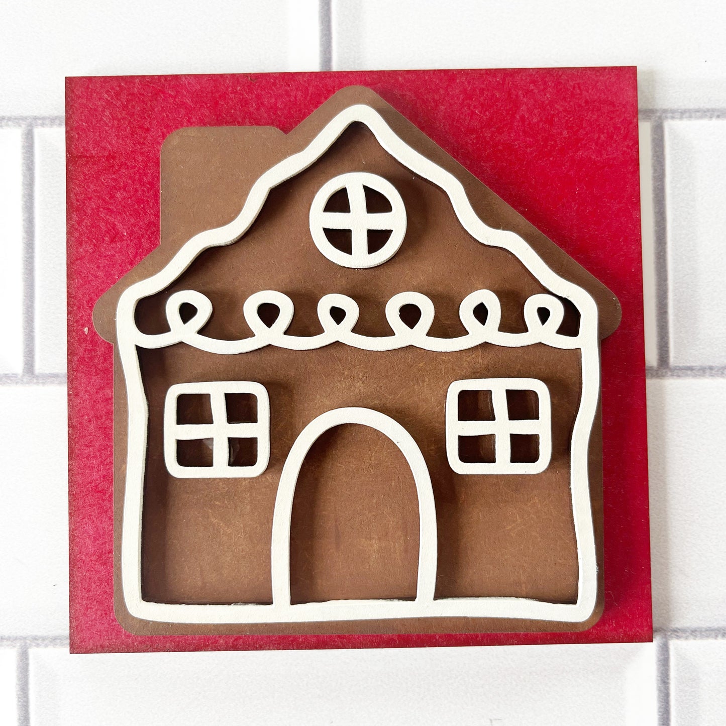 Gingerbread House Ladders Tile