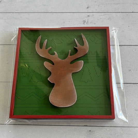 Rustic Deer Ladder Tile