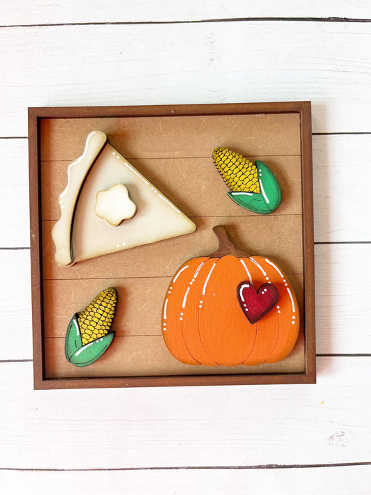 Fall Things Ladder Tile