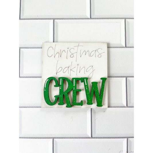 Christmas Baking Crew Ladder Tile