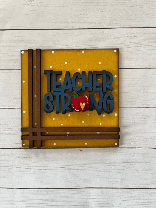 Teacher Strong Ladder Tile