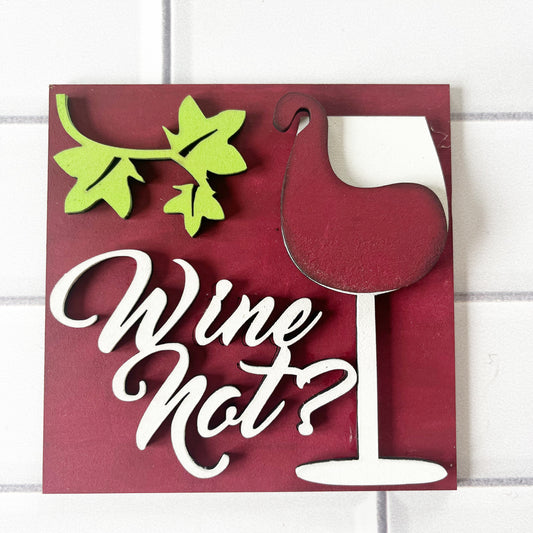 Wine Not Ladder Tile