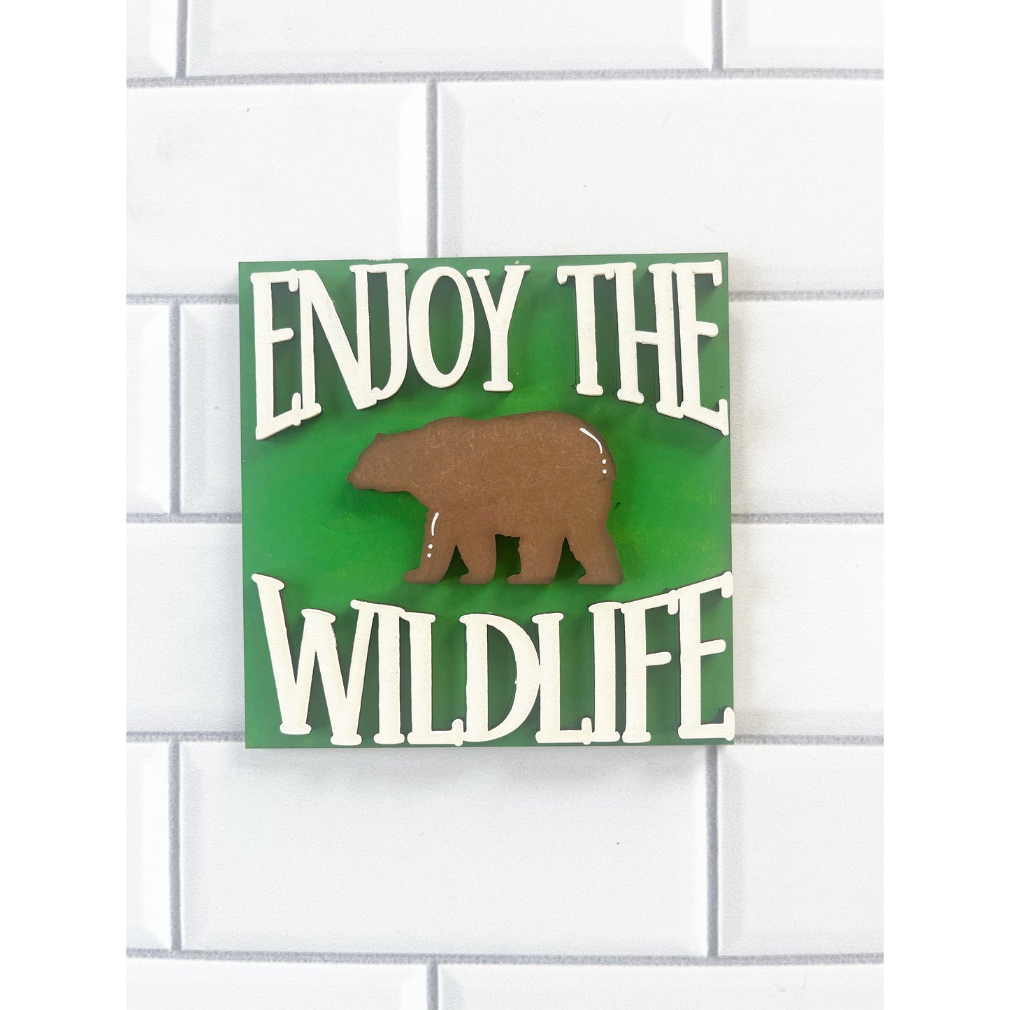 Enjoy the Wildlife Ladder Tile