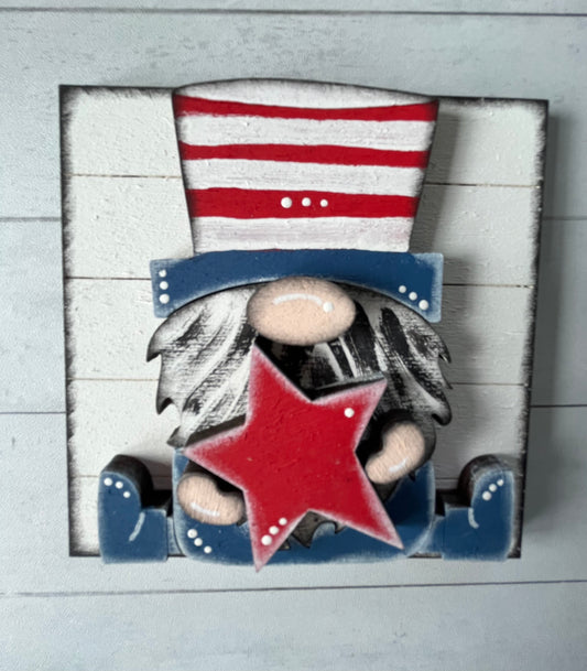 Patriotic Gnome Ladder Tile