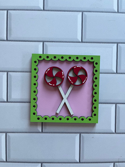 Peppermint Candy Ladder Tile