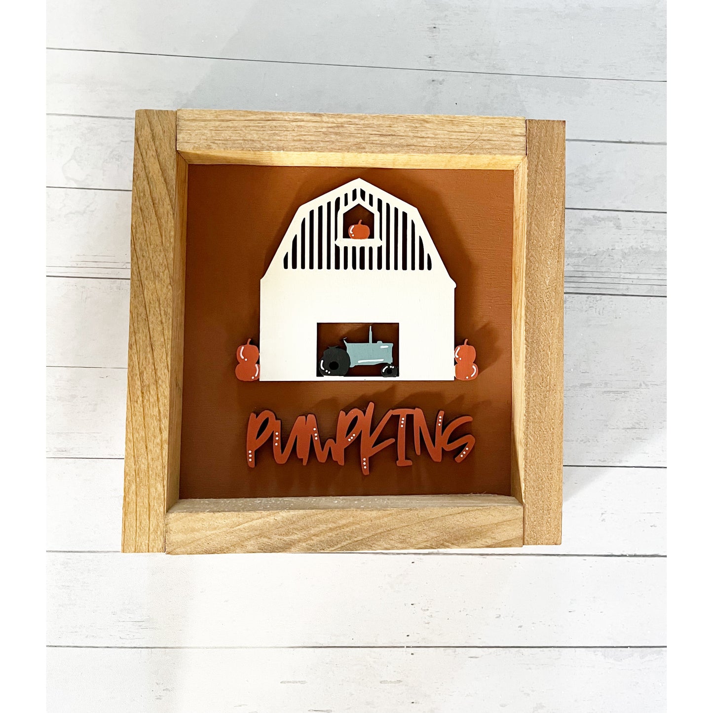 Framed Pumpkins Sign