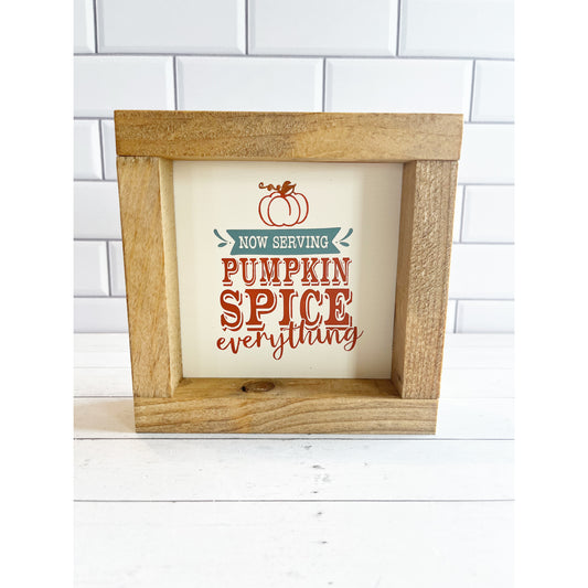 Pumpkin Spice Shelf Sitter