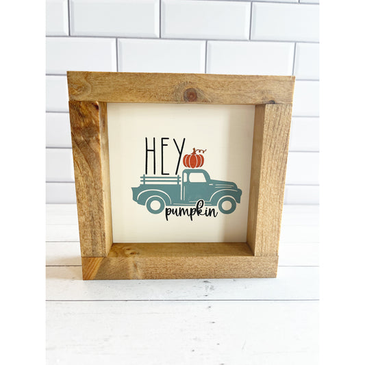 Hey Pumpkin Shelf Sitter