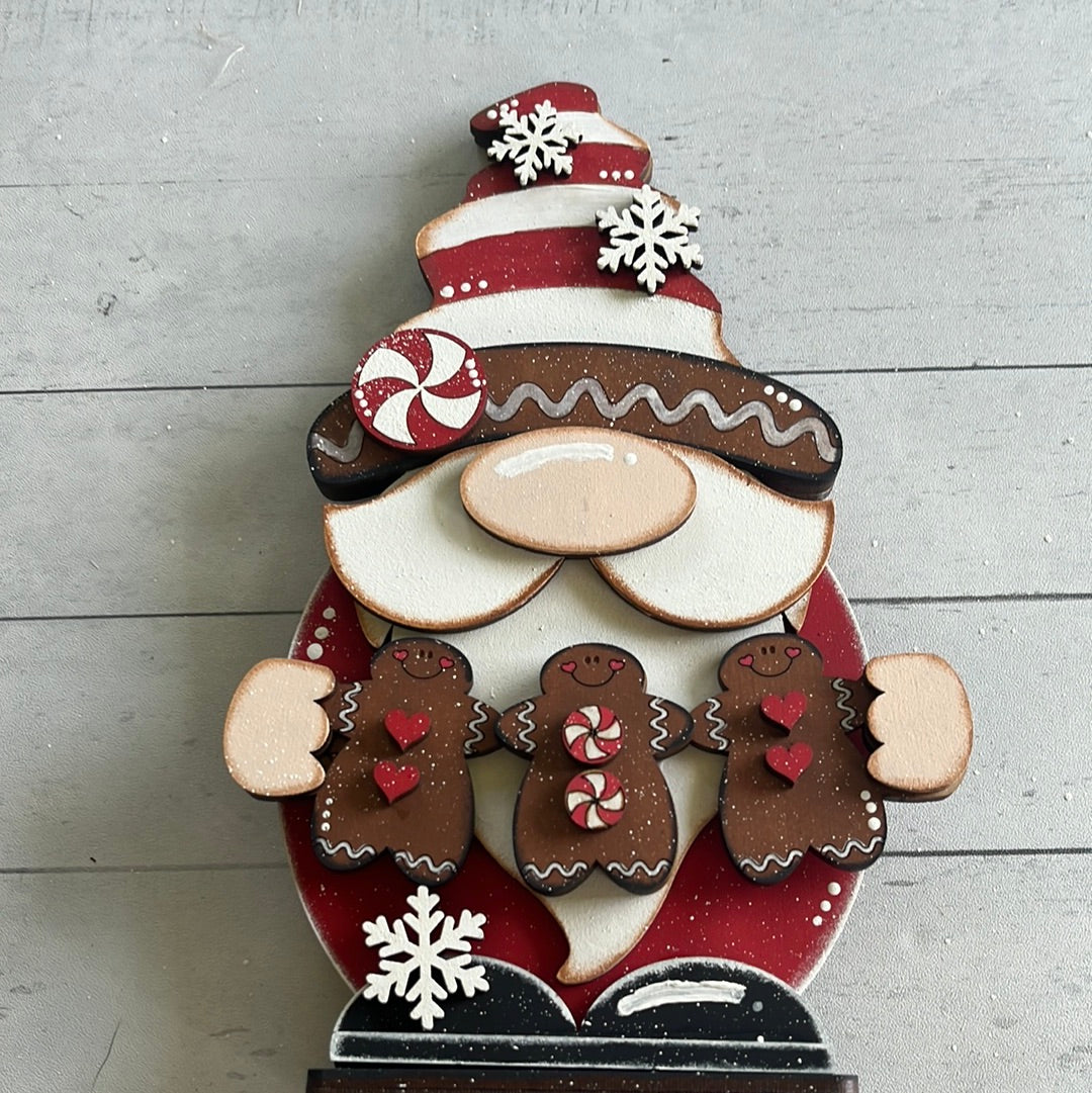 Gingerbread Gnome Shelf Sitter